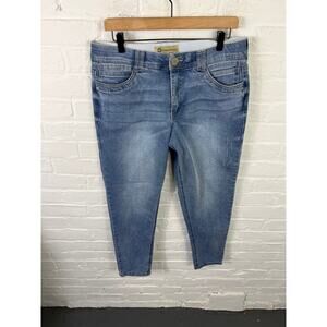 Democracy Women's Ab Technology Skinny Leg Denim Jeans Medium Wash Size 12